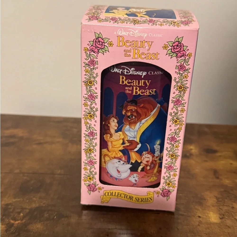 Disney Beauty and the Beast and Snow White And Seven Dwarfs Vintage Cups